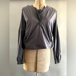lululemon Black Windbreaker with Hood
